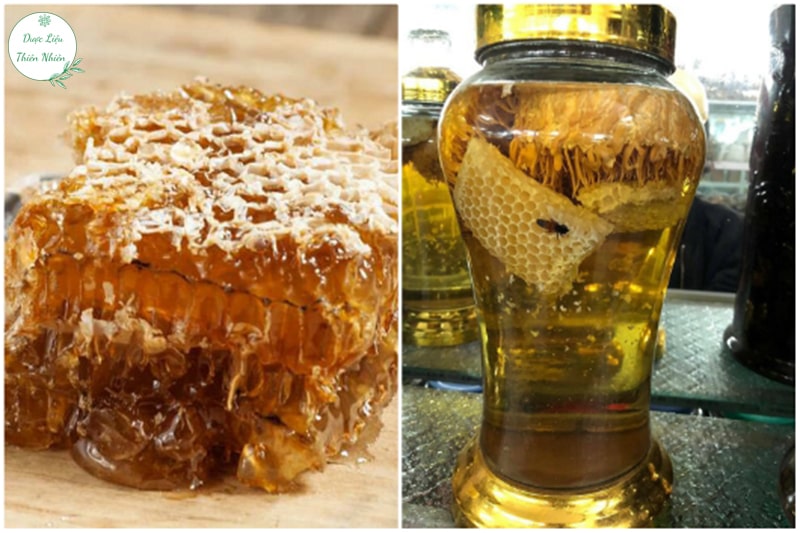 Sáp ong dùng để ngâm rượu